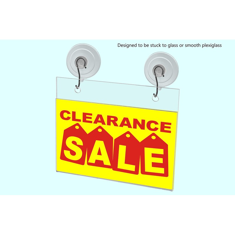 Marketing Holders 5.5"w x 3.5"h Sign Holder Display Advertisement Flyer