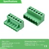 JANDECCN 10Pcs 6 Pin 5.08mm Pitch DIY PCB Mount Screw