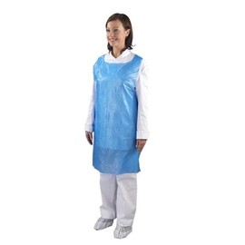 Blue Disposable Aprons On a roll (200) High Density