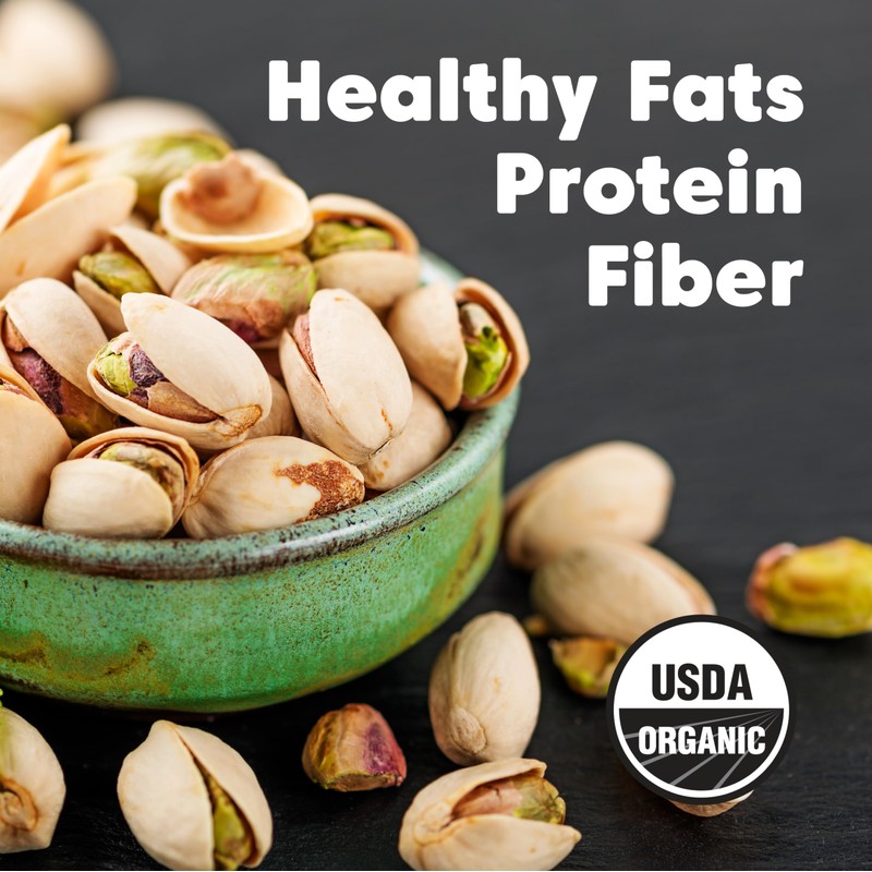 Wilderness Poets, Organic California Pistachios - Roasted with Sea Salt,