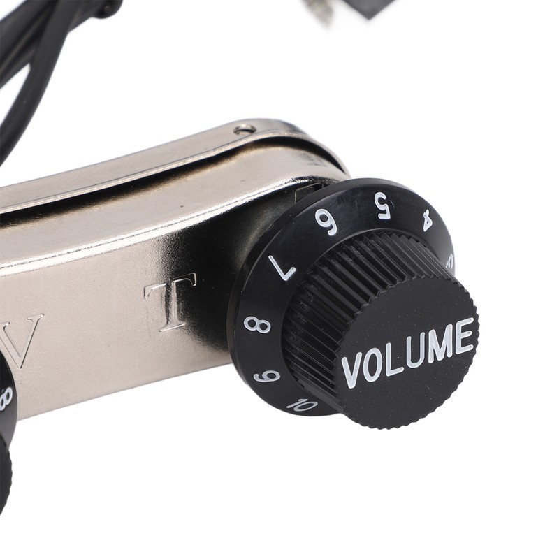 Violin Pickup Piezo Transducer Bridge Set with Tone Volume Knob