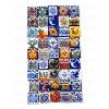 Escanver Azulejo Talavera 5x5 Cm Pequeño 45 Piezas Surtido Confeti