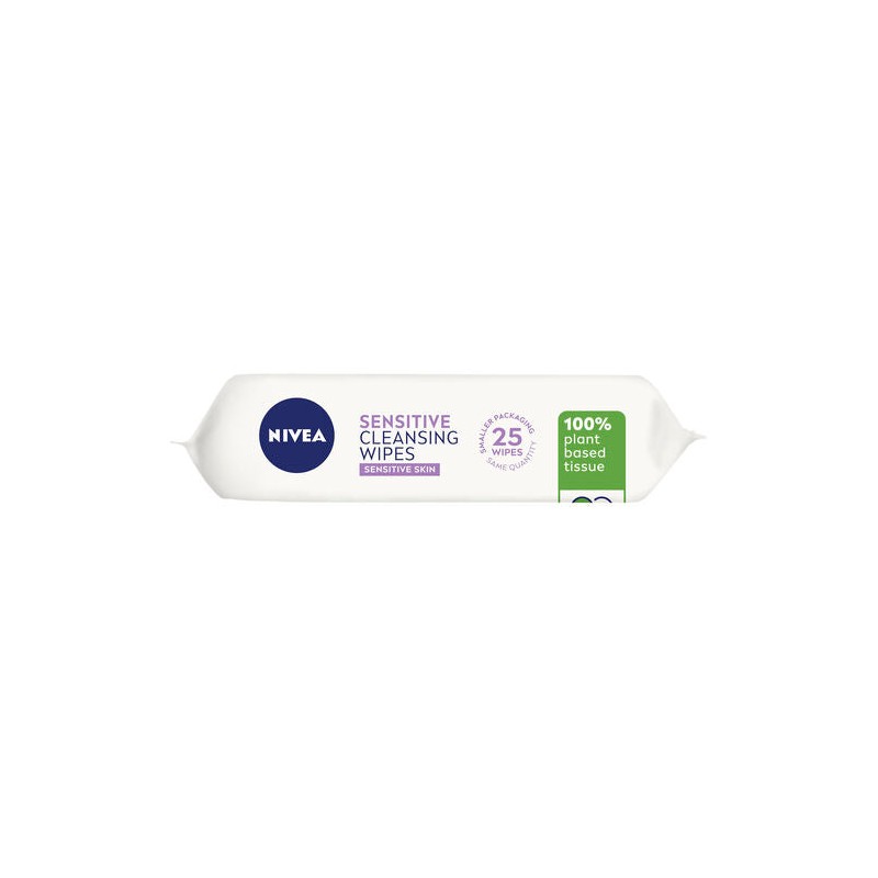 Nivea Sensitive Facial Cleansing Wipes 25