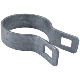 Jake Sales 4" Brace Band for Chain Link Fence - Use for 4" Outside Diameter Post/Pipe - Galvanized Chain Link Brace Band