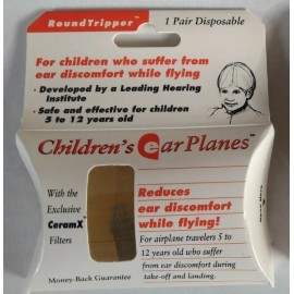 Earplanes Children's EarPlanes by Cirrus Healthcare – Ear Plugs 3 Pair - Kids, Small Ears