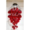Solar Ladybug Capiz Shell Windchimes/Chandelier Ladybug Capiz Chimes Solar lantern