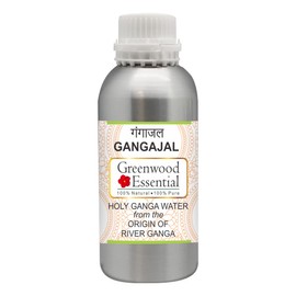 Gangajal Holy Ganga Water from the Beginning of River Ganga at Devprayag in Aluminium Bottle 300ml (10 oz).