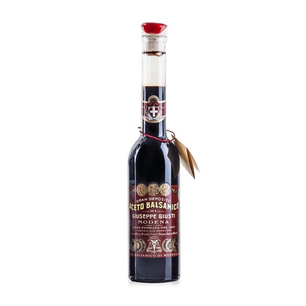 Giuseppe Giusti Riccardo Balsamic Vinegar, Product of Italy - Aged 12 Years - Simfonia Without Pourer, IGP Certified 8.45fl.oz / 250ml