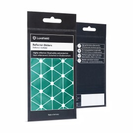 Luxshield Reflector Sticker Set - Triangles small - for bicycle scooter pram - reflective tape - reflective stickers