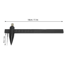 Pottery Clay Compass Circle Cutter Plastic Compass Caliper Measuring Tool for Crafting Sculpting Easy to Use with Versatile Design and Clear Scales