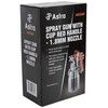 Astro Pneumatic Tool 4008 Spray Gun with Cup - Red