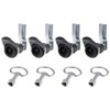 sourcing map Triangle Cam Lock 32mm Cylinder Length Fits Up