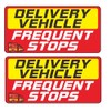 Delivery Driver Car Sticker 9 × 4.3 Inches Reflective Delivery
