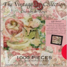Cherubs & Roses Vintage 3D puzzle