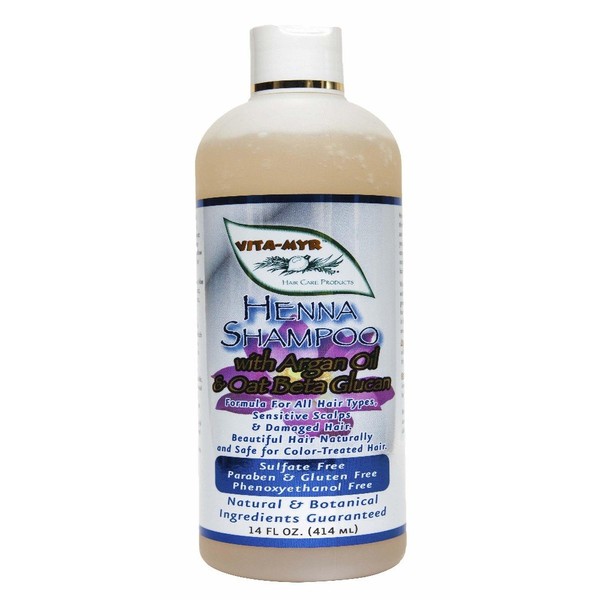 Vitamyr Henna 14 Oz Natural Shampoo