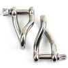 DAUMLINK® Aisi 316 Stainless Steel Twisted Round Shackles for Connecting