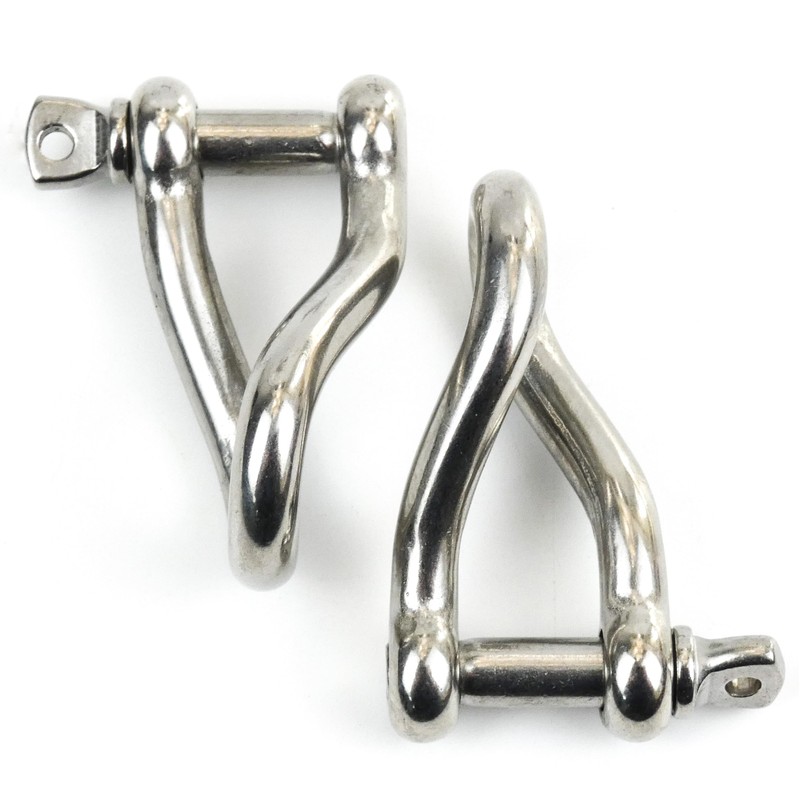 DAUMLINK® Aisi 316 Stainless Steel Twisted Round Shackles for Connecting