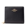 Coach Outlet C2862 IMBLK Outlet Bifold Wallet Snap Wallet Black,