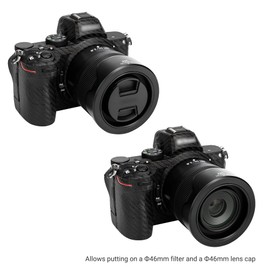 Reversible Tulip Flower Lens Hood Shade for Nikon NIKKOR Z MC 50mm f/2.8 Macro Lens on Camera Z5 Z6 Z6 II Z7 Z7 II Includes an Adapter Ring & Available to Attach 46mm Filter/Lens Cap