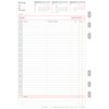 Chronoplan 50223 Calendar Insert 2023, Daily Plan in A5 Format