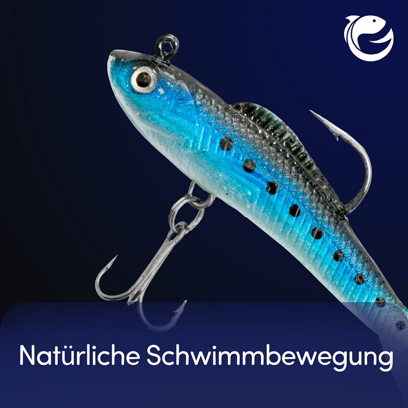 Fishify® Fishing Lure - Soft Plastic Artificial Bait Set (5