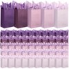 Kolldenn 50 Set Gradient Purple Gift Bags Wedding Party Favor