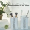 CAAHANJIA Bathroom Accessories Set 4 Pcs-Ceramic Gift Set Soap Dispenser