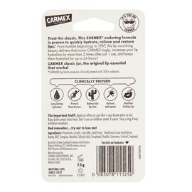 Carmex Lip Balm Original Jar 7.5g