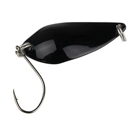 FTM Spoon Rock Blinker 4.2 g - Spoon Blinker for Spin Fishing, Trout Spoon, Trout Bait, Blinker for Trout Fishing, Colour: Black/UV Yellow