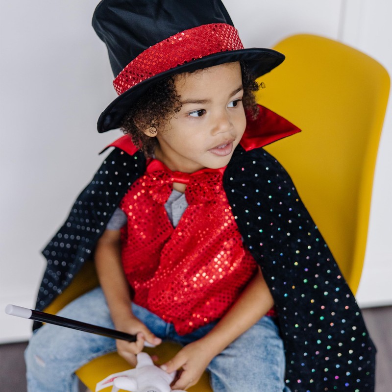 Melissa & Doug unisex-children Magician Role Play Costume Set -