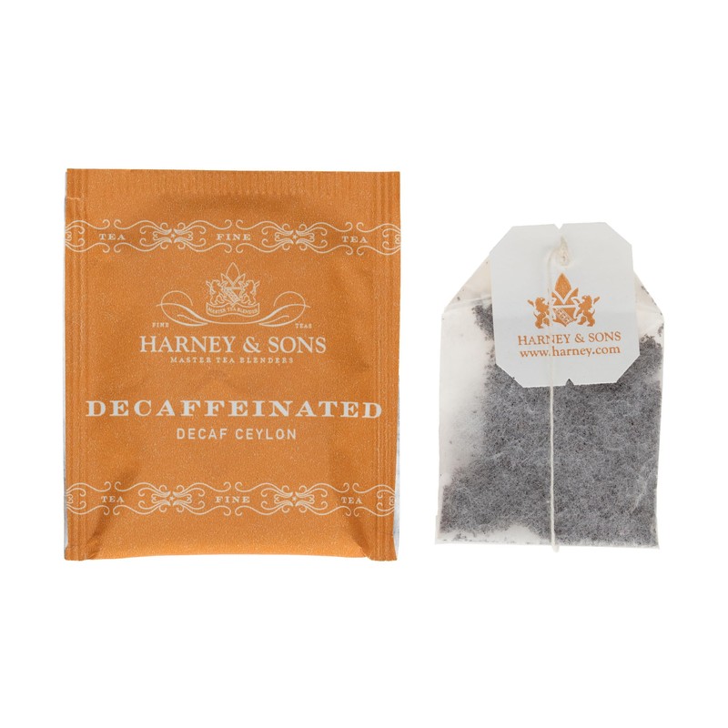 Harney & Sons Black Tea, Tea Bags, Decaffeinated, 50 Count