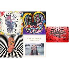 Cage the Elephant: 4 Studio Albums CD Collection with Bonus Art Card (Tell Me I'm Pretty / Melophobia / Thank You, Happy Birthday and More)