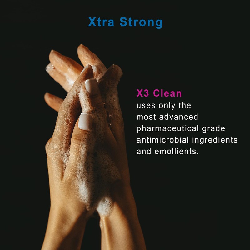 X3 Clean Foaming Hand Sanitizer, Alcohol Free, Fragrance Free, Moisturizing,