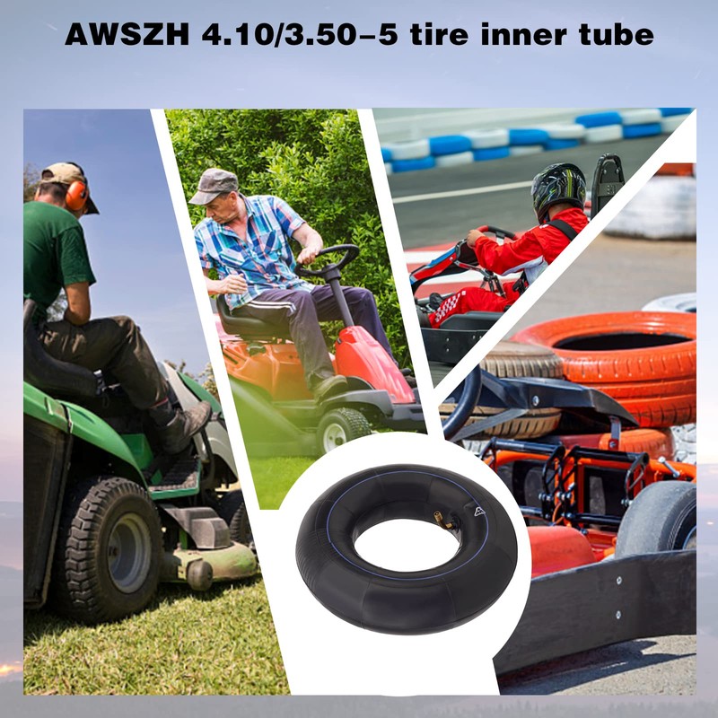 AWSZH(2 pack) 4.10/3.50-5 Inner Tube with TR87 Bent Valve Stem