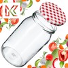 KADAX Preserving Jars 760 ml with fi82 mm Screw Lids,