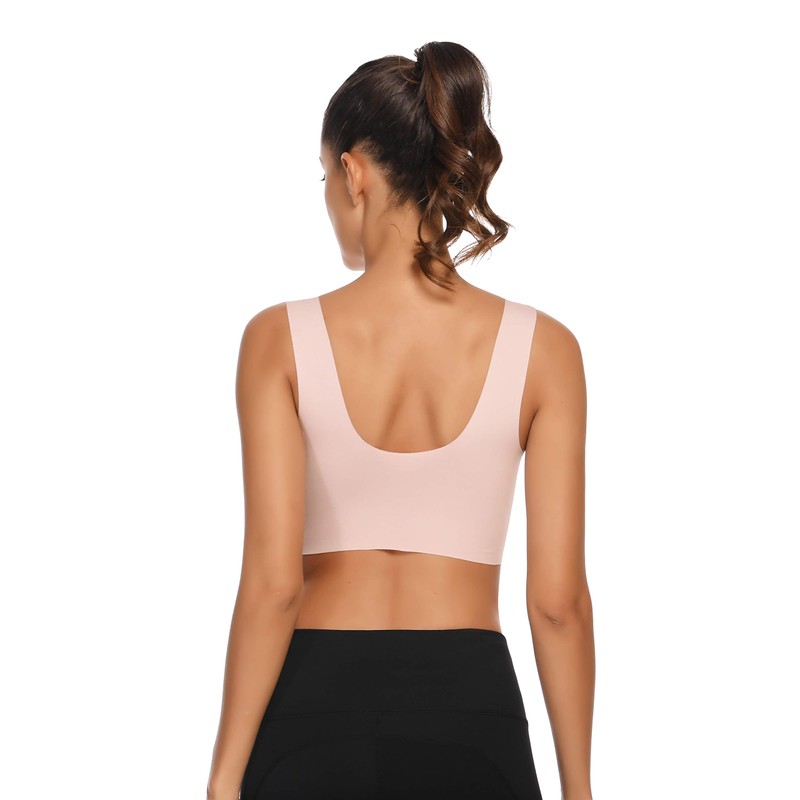 WOWENY Seamless Bras for Women Sleep Leisure Sports Yoga Bra