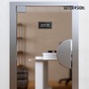 Please Keep Door Closed Sign | Weatherproof Self Adhesive Black