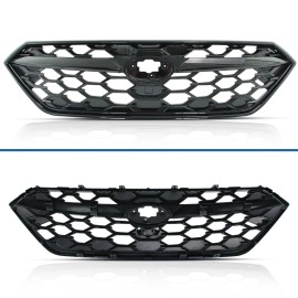 joyjoycart_autos Fits 2022 2023 Subaru WRX Front Bumper Grille Upper Grill Assembly Gloss Black