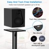 PERLESMITH Universal Floor Speaker Stands 26 Inch for Surround Sound,