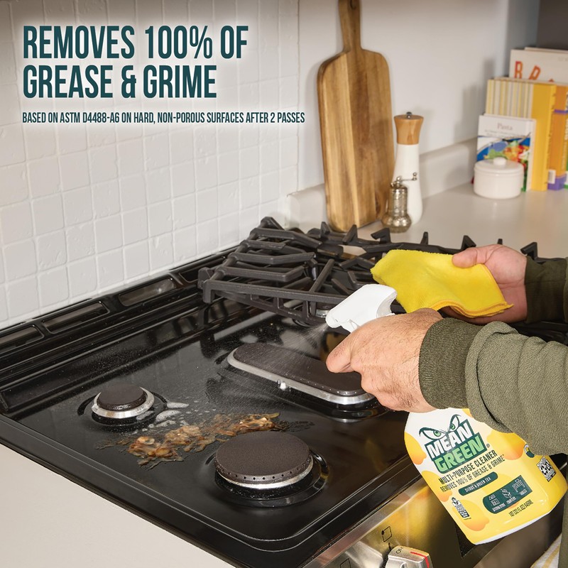 Mean Green Non-Concentrated Ready-to-Use Multi-Purpose Cleaner, Citrus & Green Tea,