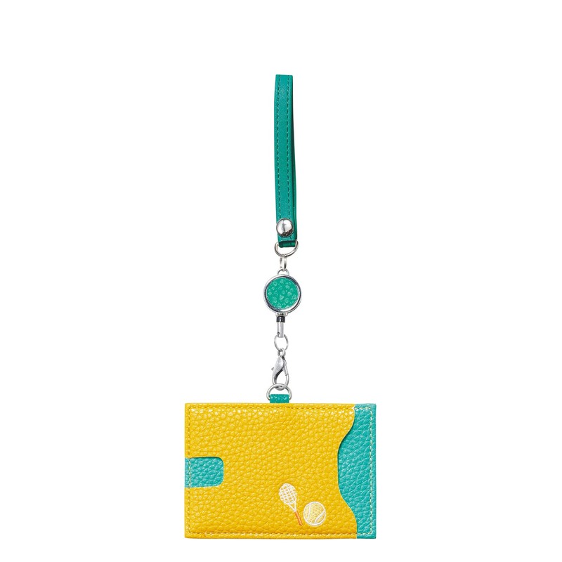 Marushin 0605010800 Tennis Club Retirement Gift Pass Case with Reel