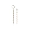 Flat Curb Chain 5 mm P45, silver, Classic