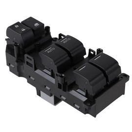 35750-TK4-A01 Front Driver Side Master Power Window Switch Compatible for Acura TL 2009-2014 Front Left Drivers Window Regulator Switch 35750TK4A01 Electric Window Switch Driver Side Button Panel