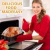 Henyall 24pk Roasting Bags for Oven (Including Ties),Multi-Purpose Cooking Bags