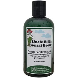 Uncle Bill's Liquid Bonsai Fertilizer - Specially Formulated Bonsai Food for Vibrant Growth, Easy to Use, Trusted by Enthusiasts, 8 Ounces