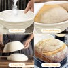 Traxenta Proofing Basket for Bread, Proofing Basket, Round, 22 cm,