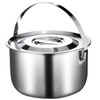 Ciieeo Stainless Steel Oil Basin with Lid Kitchen Multi Use