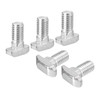 uxcell 10Pcs T-Slot Bolts, M8 x 16mm Hammer Head Bolt