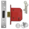 Union UNNY2100SC30 J2100S Strong Bolt BS 5 Lever Deadlock Mortice,