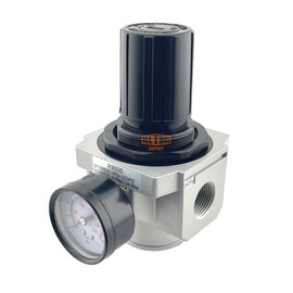 1” NPT SUPER DUTY In-Line Compressed Air Pressure Regulator For Air Compressor, 7 To 215 PSI Adjustable